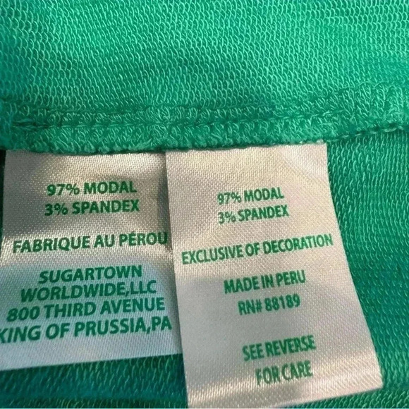 NWT Lilly Pulitzer long sleeve v-Neck top with criss cross back sz XS - Picture 7 of 7